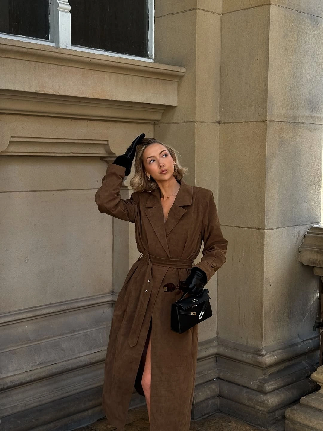 Trench coat fall outfits 2026 Chocolate Brown Always Looks Expensive In Autumn