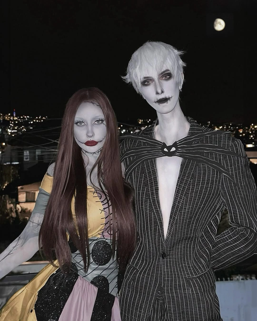 Sally and Jack Skellington costumes from The Nightmare Before Christmas